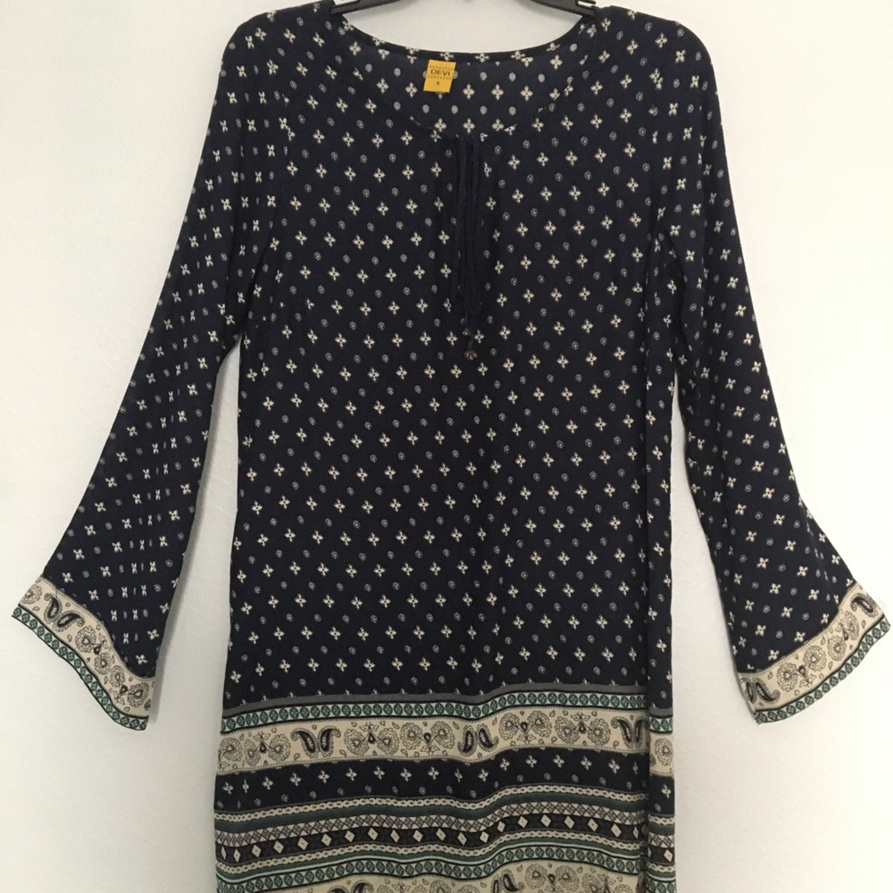 Knee Length Long Sleeve Dress (NEVER WORN)